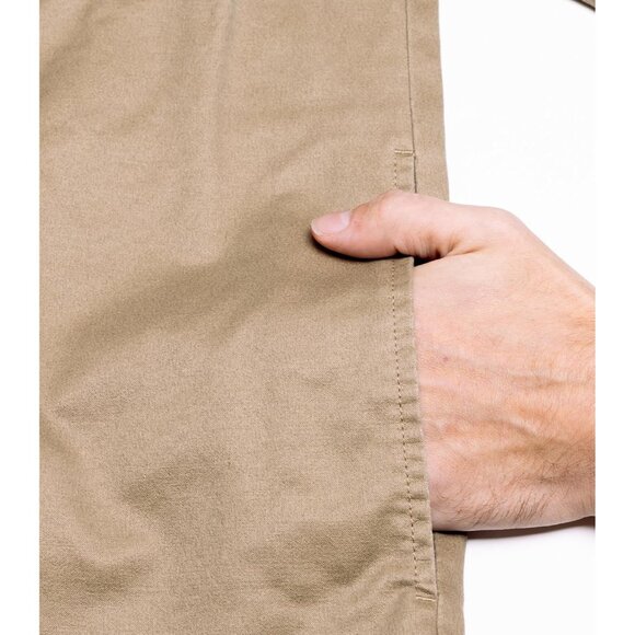 Mens Twig Whitetails Flannel Lined Shirt Jacket Waxed Cotton Water Resis - Picture 6 of 7